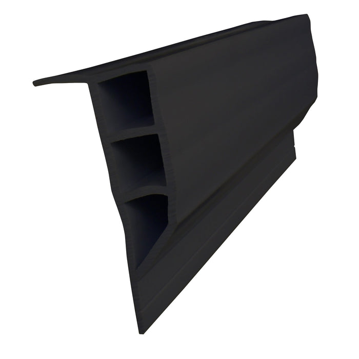 Dock Edge DE1116F Full Face Profile Dock Bumper, 8', Black, 3/pk