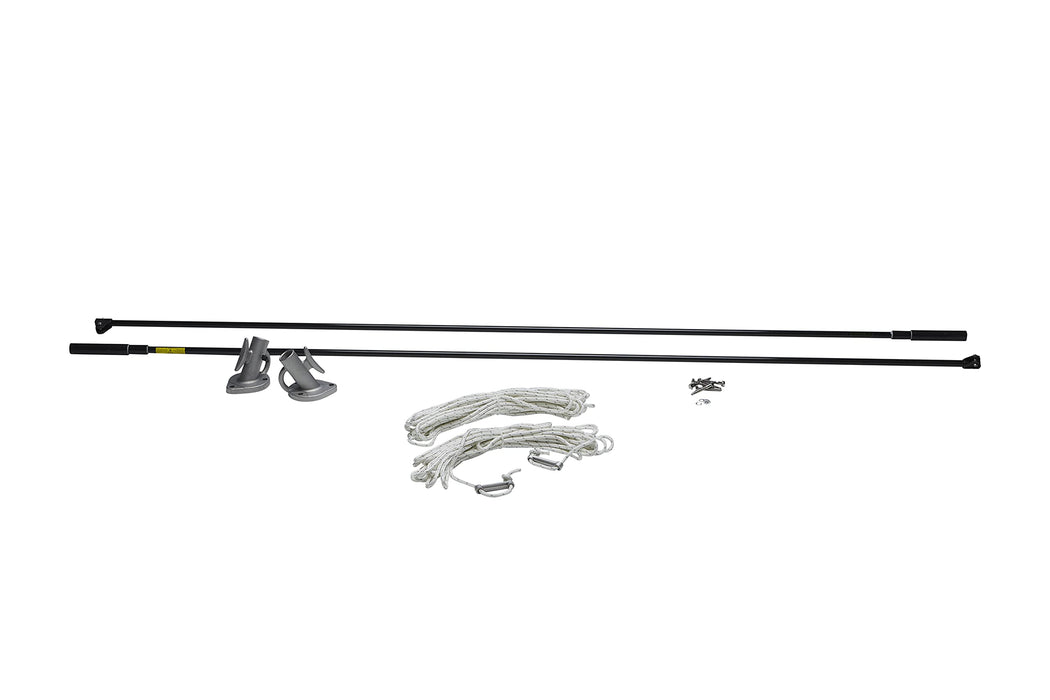Seachoice DE3106S 79731 Mooring Whip 1 Pair Black, 8'