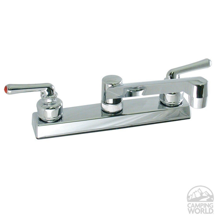 Valterra PF211327 Phoenix DuraPro Two Handle Chrome Finish 8" RV Kitchen Faucet
