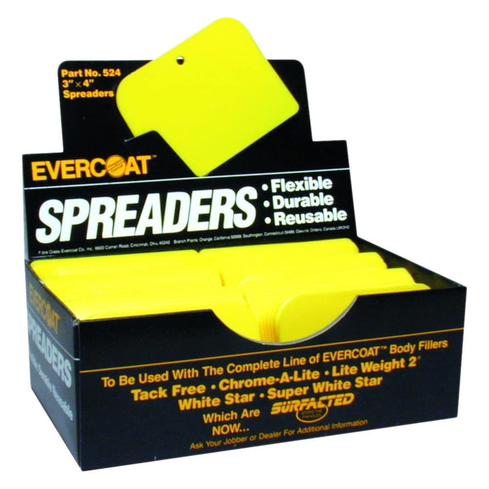 Fibre Glass-Evercoat 100524 3 X 4 Spreaders Bulk 72/Bx
