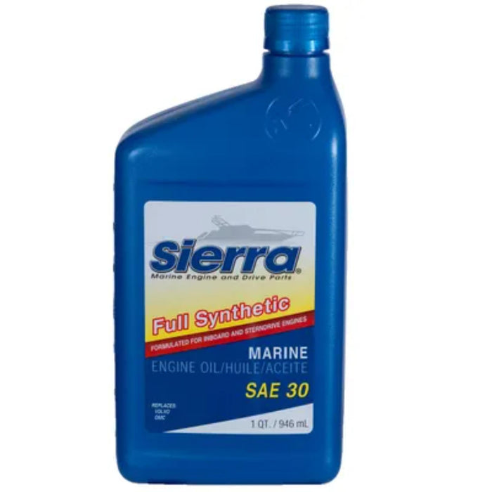 Sierra 18-9410-2 30 Wt. Full Synthetic 4-Cycle Marine Engine Oil, Qt.