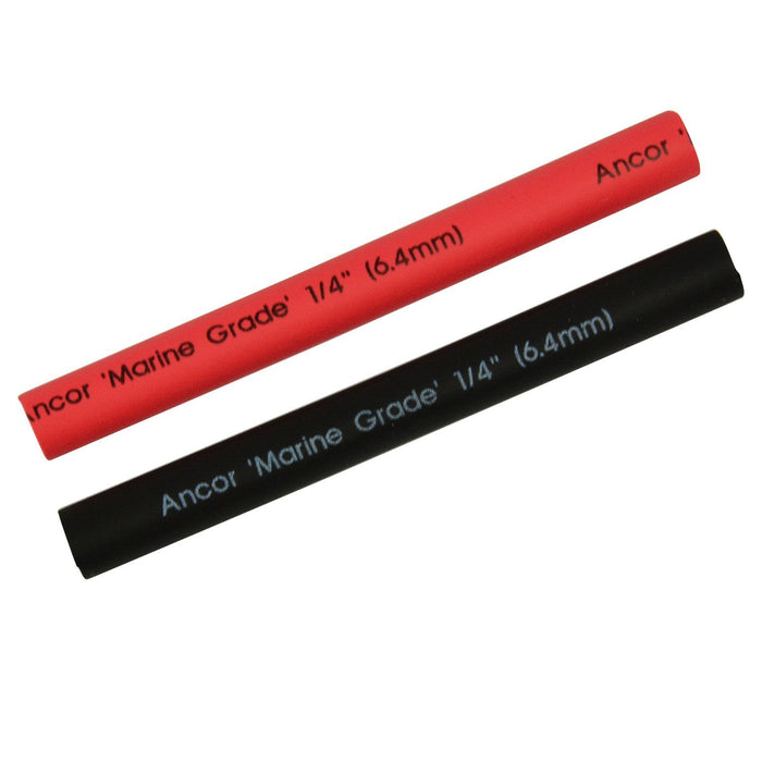Ancor 307602 Marine Grade Adhesive Lined Heat Shrink Tubing, 1" x 3", Black/Red, 1/1/Pk