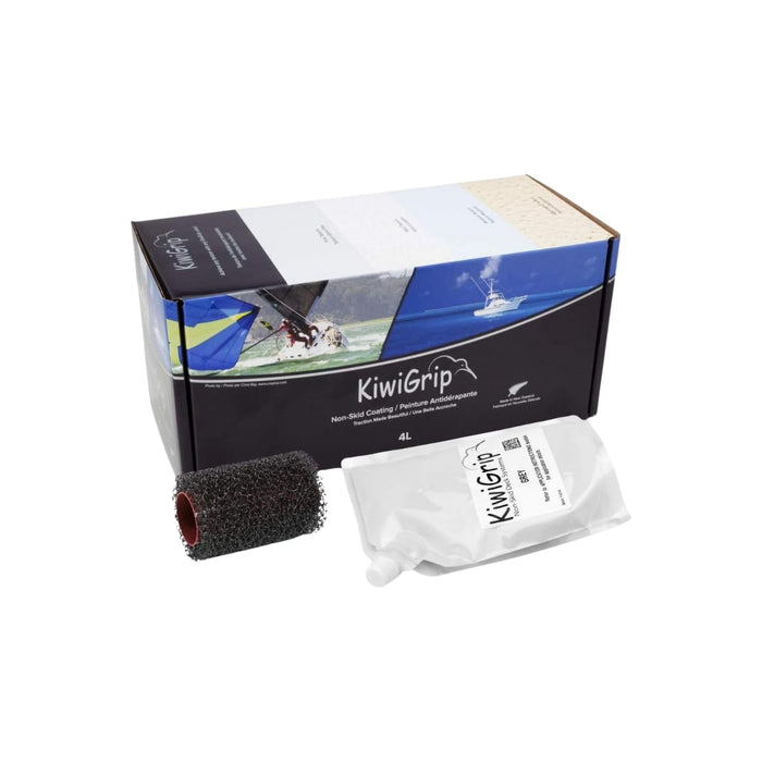Kiwi KG-4GP-R KiwiGrip 4 1 Liter Pouches Grey w/4" Roller