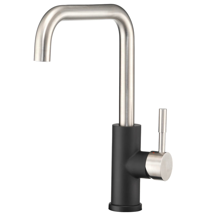 Dura Faucet DF-MK533LK-MBSN Streamline Square-Arc Kitchen Faucet
