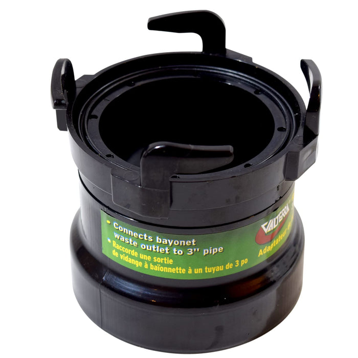 Valterra T1028 Rigid Pipe Adapter, 3" Hub