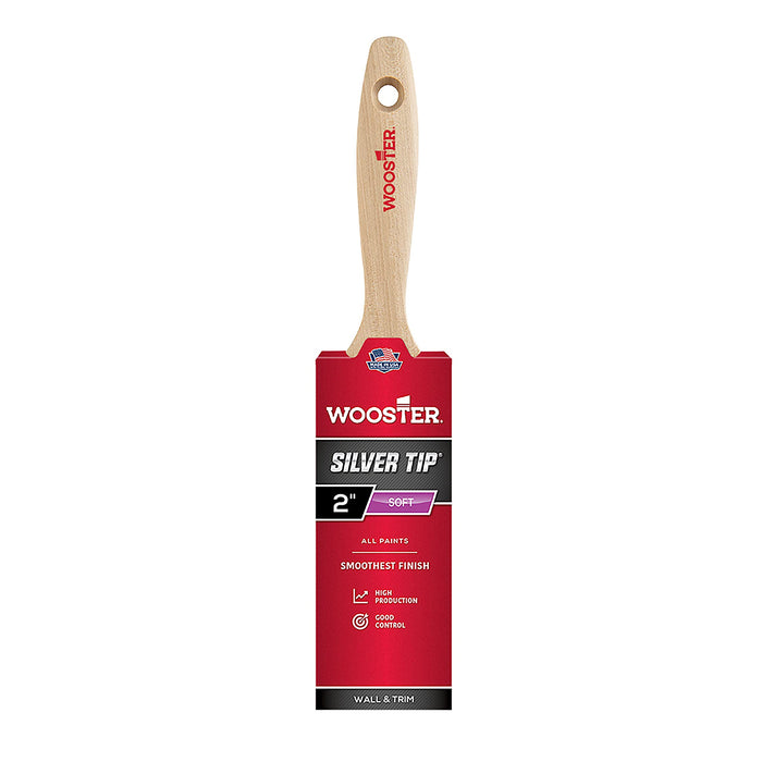 Wooster Brush 5222-2 Wooster Silver Tip Varnish Brush, 2"