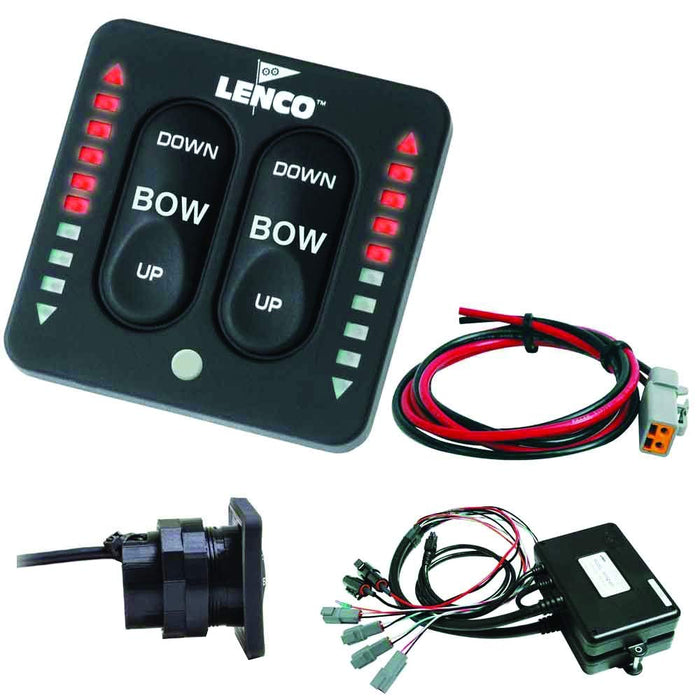 Lenco 15271-001 LED (Two-Piece) Switch Kit for Dual Actuator Tabs
