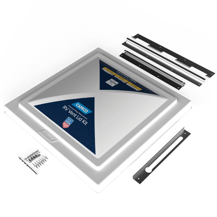 Camco 40195 Universal RV Roof Vent Replacement Kit, 14" x 14"