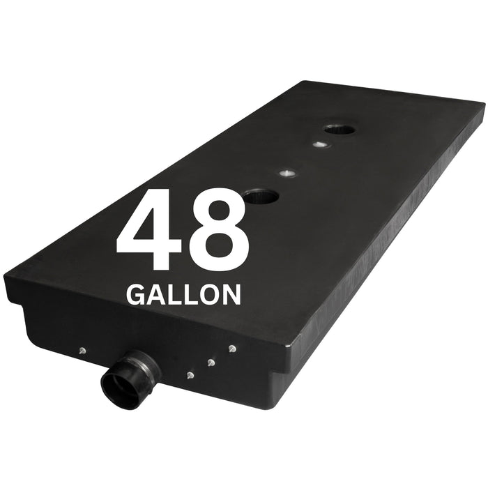 Ameri-Kart H1103001DS Holding Tank,43 Gal., End Discharge