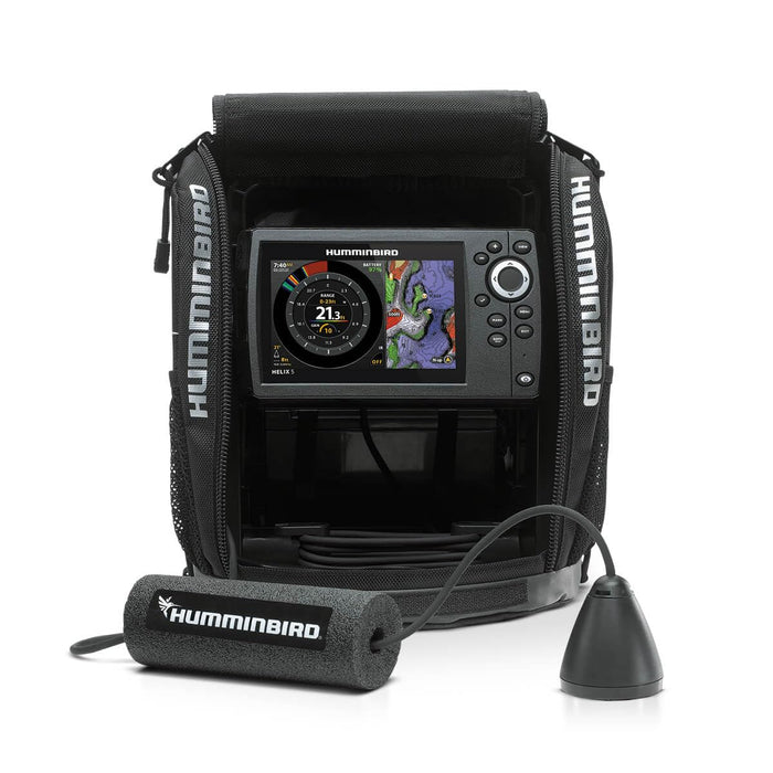 Humminbird 411730-1 Ice Helix 5 CHIRP GPS G3 Fishfinder & Chartplotter