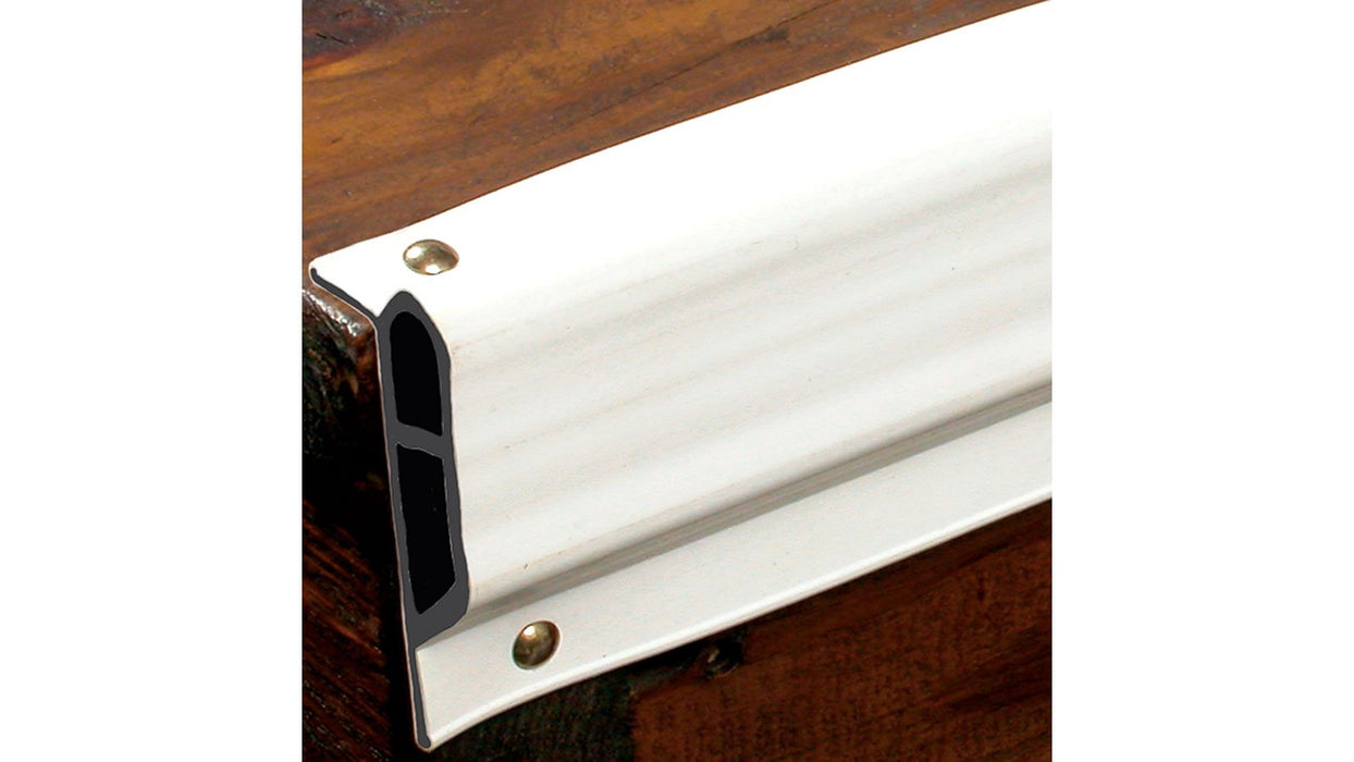 Taylor Made Products 46086 White, Small Double Molded Vinyl Dock Edging. 10' Coil