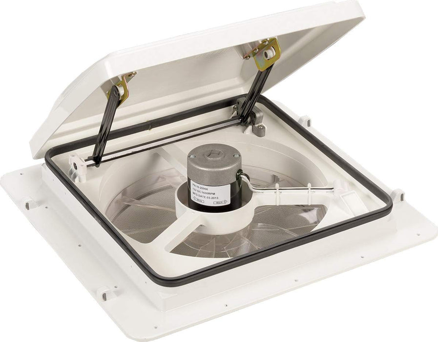 MaxxAir 00-04002K MaxxFan Plus White RV 4-Speed Fan w/Manual Opening