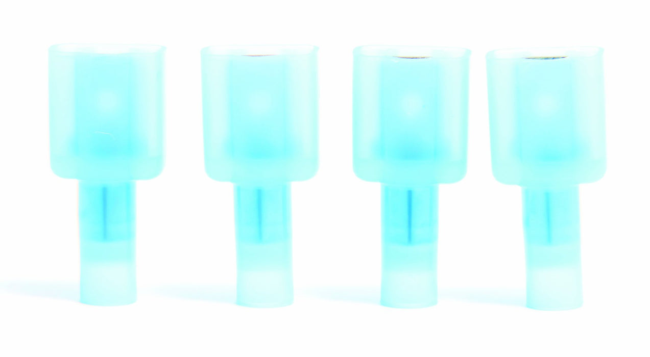 Wirthco 80876 Battery Doctor Blue Nylon Insulated Quick Disconnects, 16-14 AWG, Male, 5/Pk.