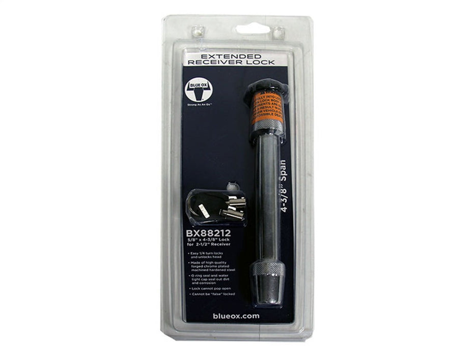 Blue Ox BX88212 5/8" Receiver Lock for RV Towbar to Receiver