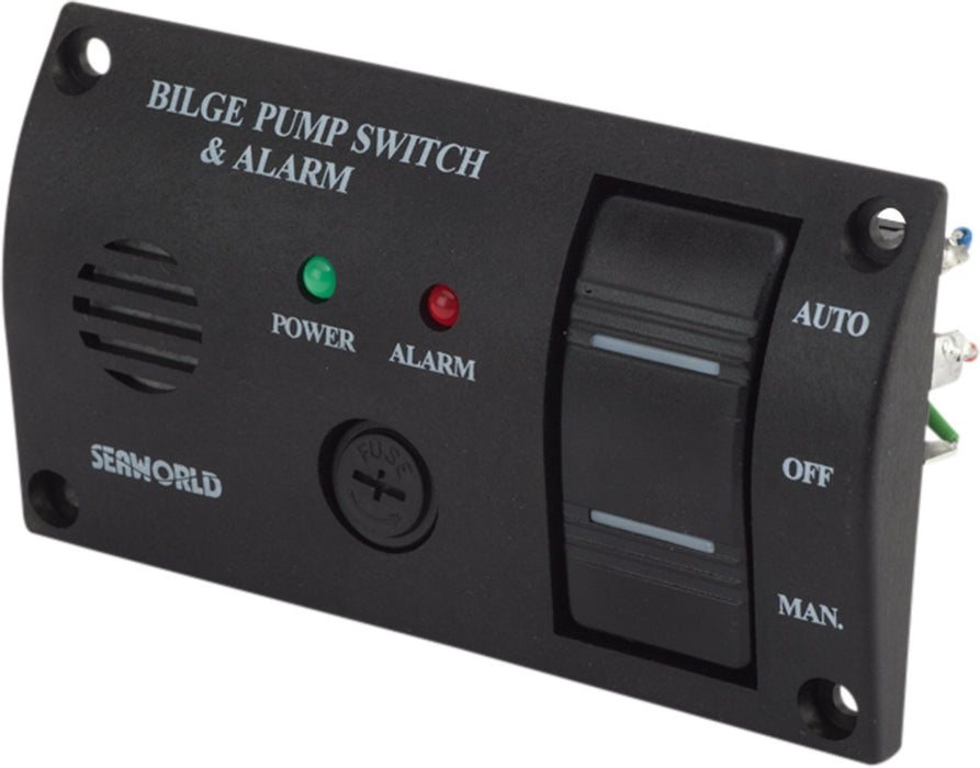 Sea Dog 423035-1 Seadog Bilge Water Alarm Panel W/Pump Switch