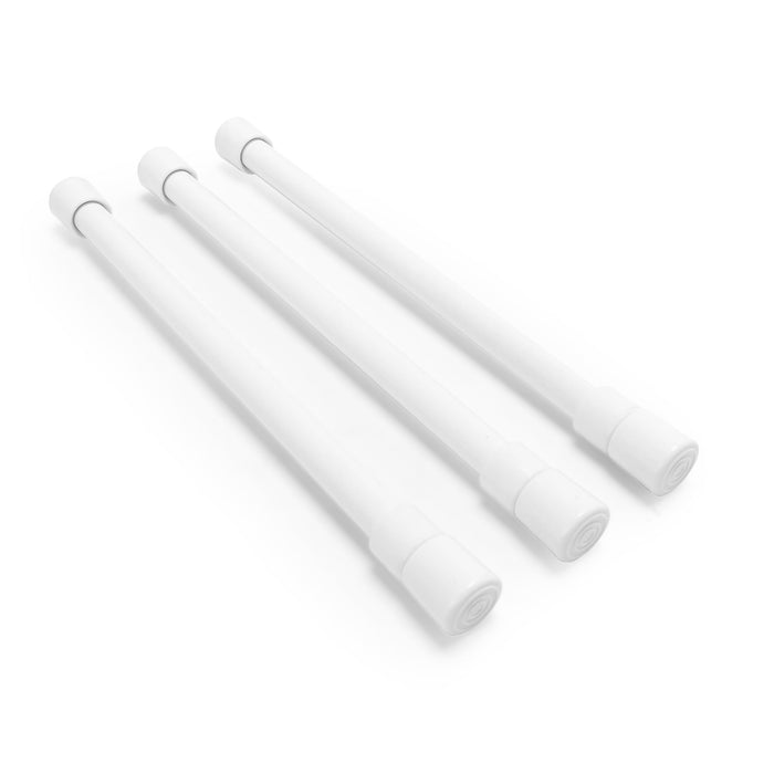 Camco 44063 Cupboard Bars, White (3/Pack)