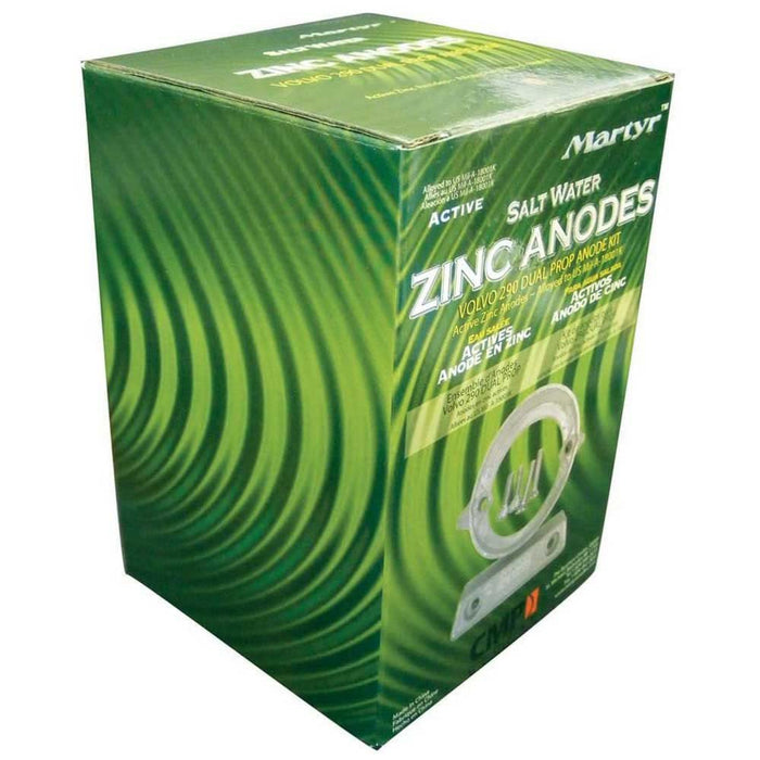 Martyr CM290DPKITZ Zinc Anode Kit for Volvo Penta 290, Dual Prop Engine (Contains 1-875821, 1-852835 and Hardware)