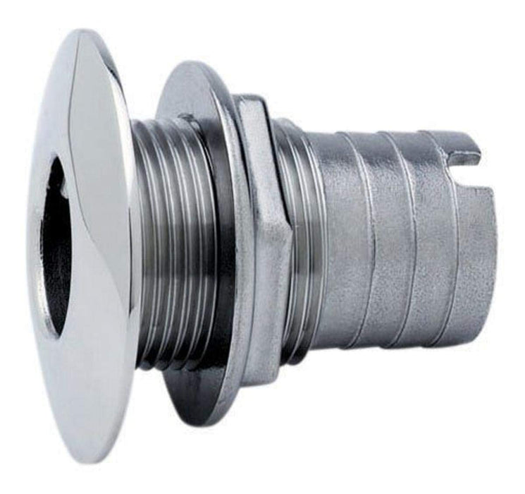 Attwood 66544-3 Thru Hull Stainless Steel 1-1/4" For Hose, Short