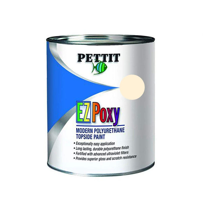 Pettit 1320808 EZ-Poxy Polyurethane Topside Finish, Hatteras Cream-Qt.