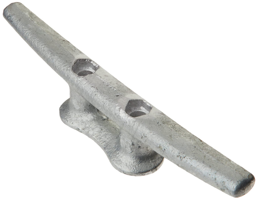 Dock Edge DE2810F Cast Iron Dock Cleat, Galvanized, 10"