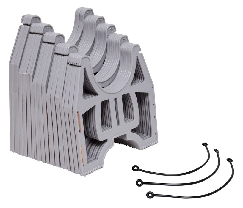 Valterra S2000G 20' Standard Slunky RV Drain Hose Support, Grey