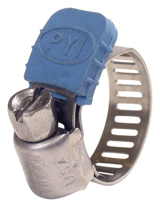 PYI CJ-516-100 Hose Clamp Jacket 5/16", Blue, 100/Pk