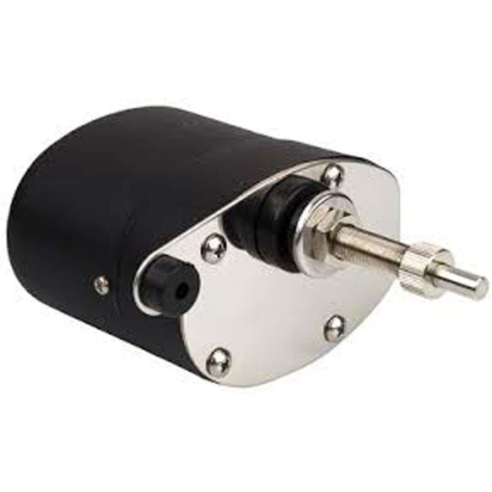 Sea Dog 412328B-3 Standard 12V Wiper Motor, Stamped Powder Coated Steel & Stainless, 2-1/2" Shaft