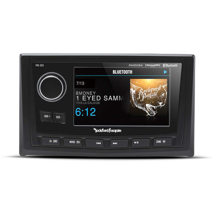 Rockford Fosgate PMX-8DH Rockford-Fosgate Punch Marine Full Function Wired 5", Tft Display Head