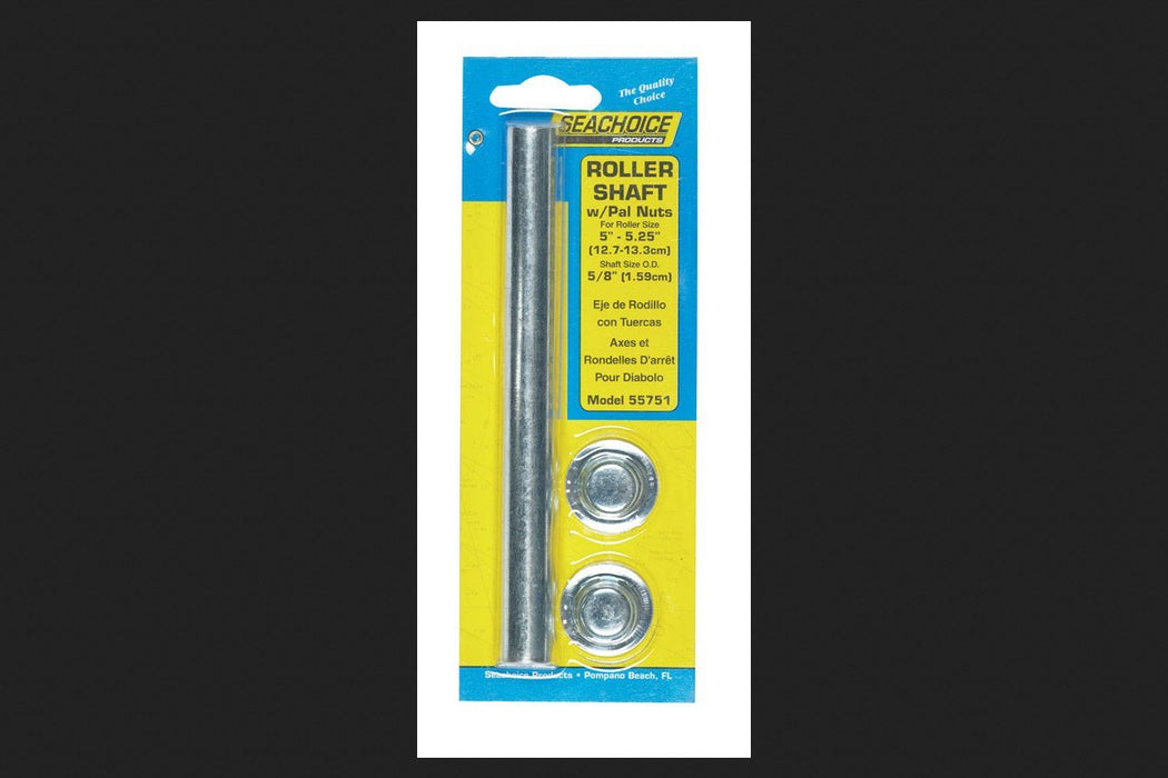 Seachoice 55751 Zinc Plated Steel Roller Shaft Includes 2 Pal Nuts