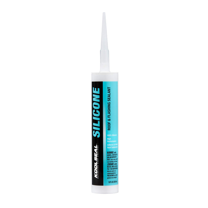 Geocel KS0084000-01 Kool Seal Rubberized Silicone Roof & Flashing Sealant, 10 oz.