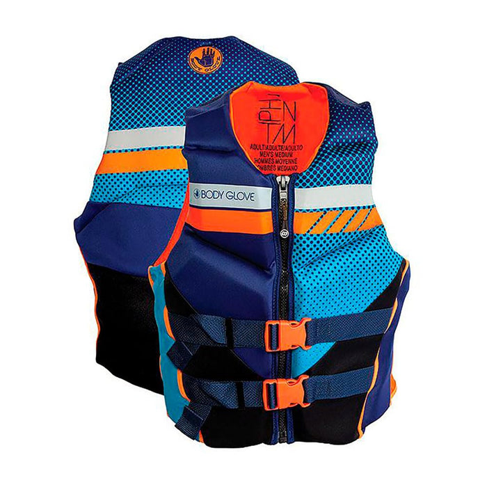 Body Glove Vests 23224BLUORGM Mens Phantom Evoprene Vest, Blue/Orange, Medium
