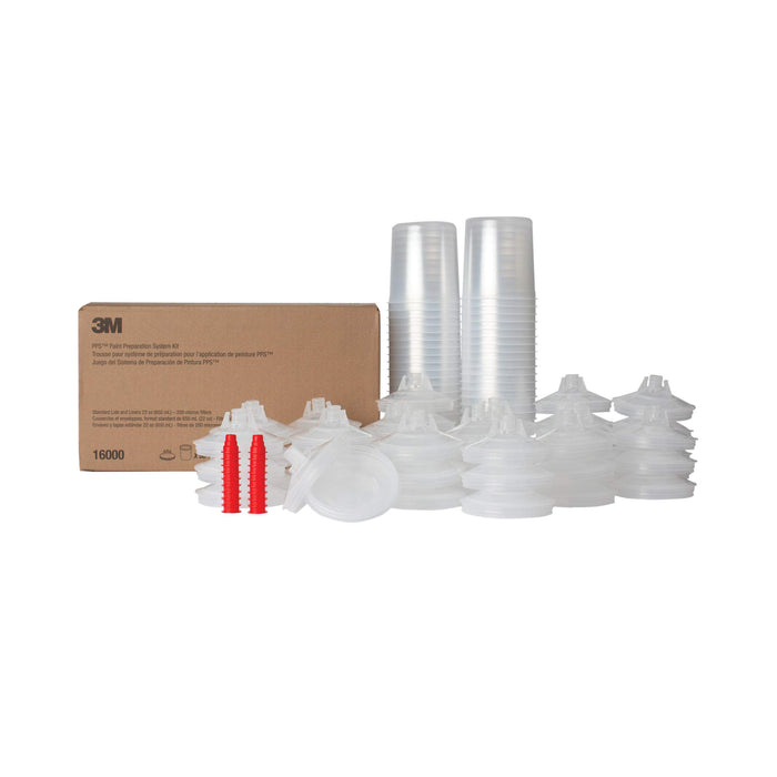 3M 16000 Paint Prep System Standard Lids & Liners Kit