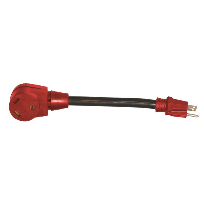 Valterra A10-1530HVP Mighty Cord 15AM-30AF Adapter Cord, 12", Carded