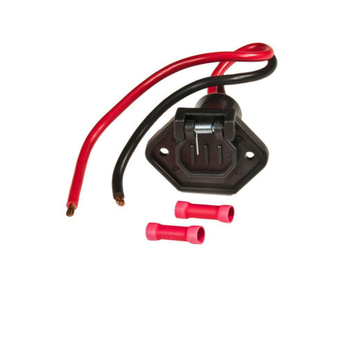 Sierra WH10520-1 Male Boat SideTrolling Motor Plug 8Ga 12V 2 Wire
