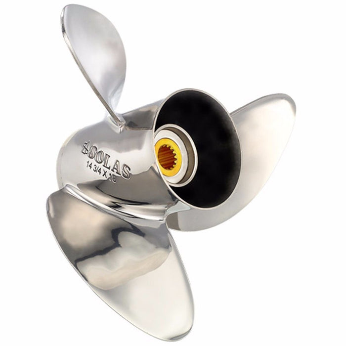 Solas Propeller 3551-148-19 Solas HR Titan SS 3-Blade Propeller for Yamaha