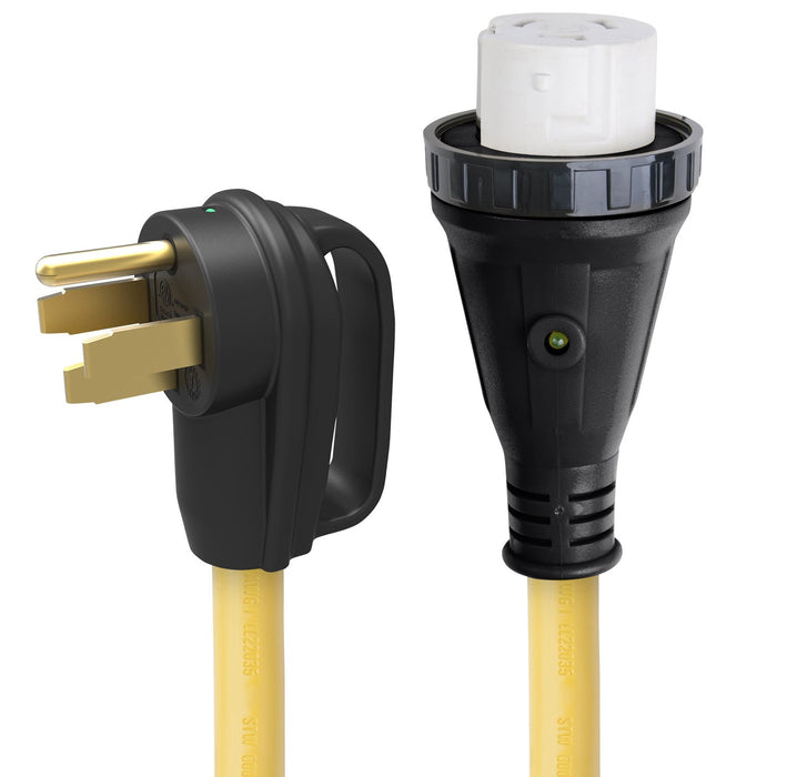 Weekender 50ARVD36 Park Power 50A 125/250V Detachable Power Cord w/Handle &, Indicator Light, 36'