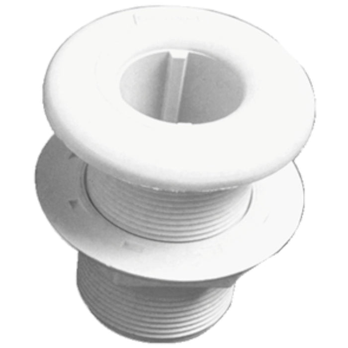 Forespar 906012 CF251 Marelon Full Threaded Mushroom Head Thru Hull w/Nut, White