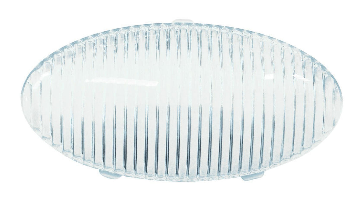 Valterra DG71262VP Porchlight Replacement Lens, Oval, Clear