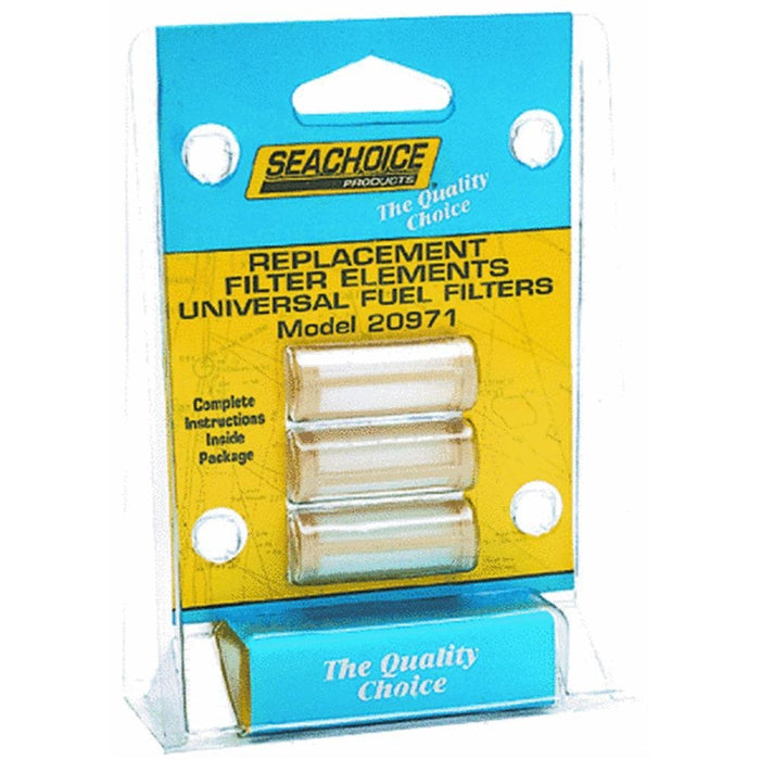 Seachoice 20971 Replacement Filters Only for 20941 In-Line Fuel Filter (Pack of, 3)