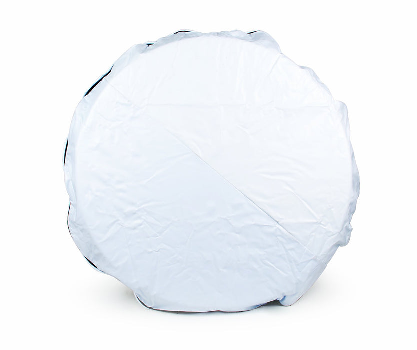 Camco 45345 Vinyl Spare Tire Cover, 28" Diameter, Arctic White