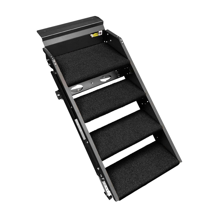 Prest-O-Fit 2-0284 Trailhead Step Rug, Obsidian Black, 4 Step, 24.125 in.