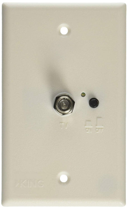 King PB1000 Antenna Power Injector Switch, White
