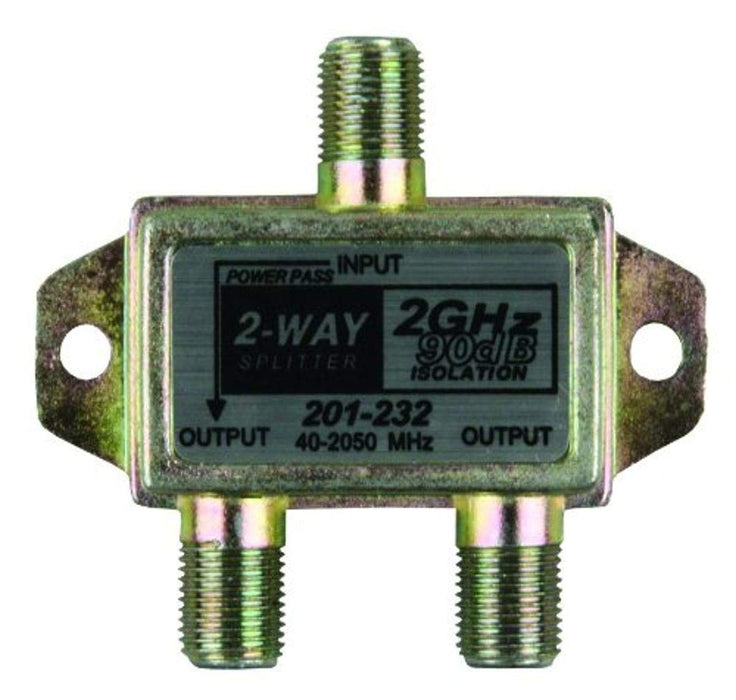 JR Products 47355 2-Way 2 GHz Hd/Satellite Line Splitter