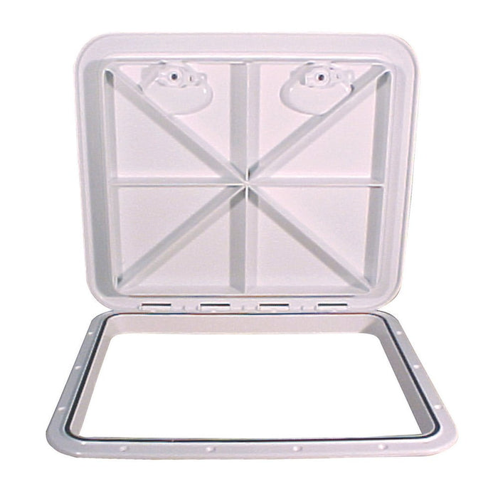 Beckson Marine HT1821AW Rectangular Flush Hatch, 18-1/8" x 20-1/2", White