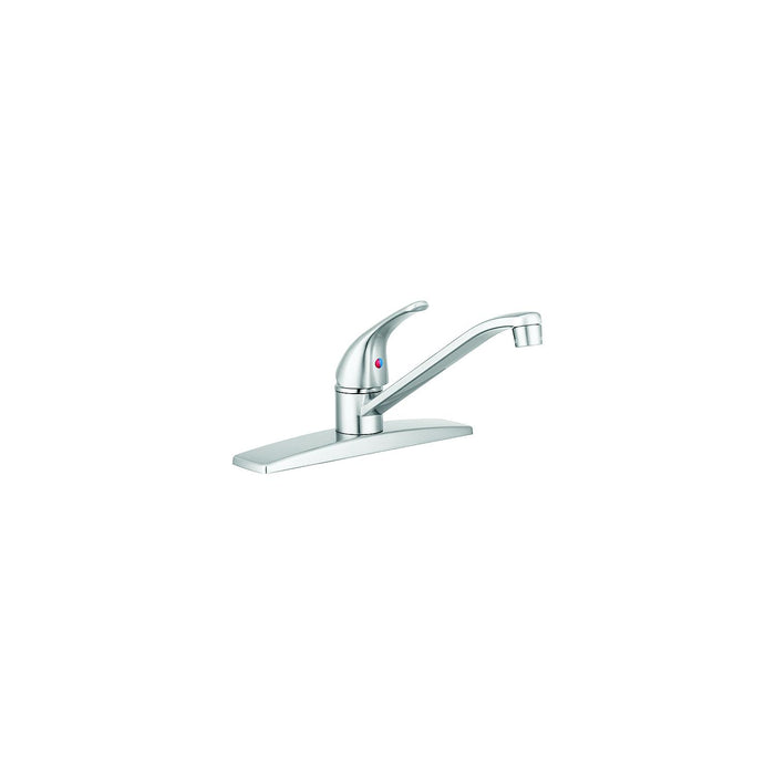Dura Faucet DF-NMK600-SN Single Lever Kitchen Faucet, Satin Nickel