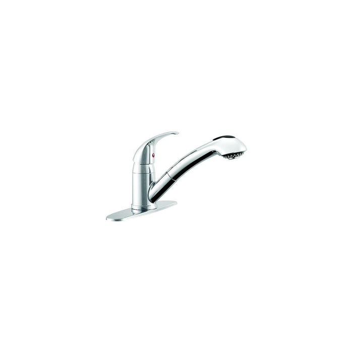 Dura Faucet DF-NMK852-CP Designer Pull-Out Kitchen Faucet, Chrome