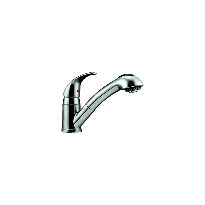 Dura Faucet DF-NMK852-SN Designer Pull-Out Kitchen Faucet, Satin Nickel