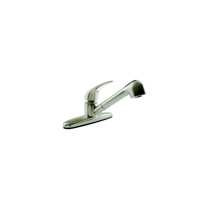 Dura Faucet DF-PK100-SN Non-Metallic Pull-Out Kitchen Faucet, Satin Nickel