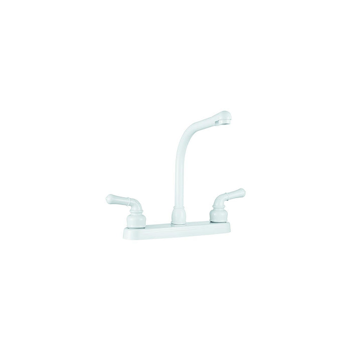 Dura Faucet DF-PK210C-WT Classical Hi-Rise Kitchen Faucet, White