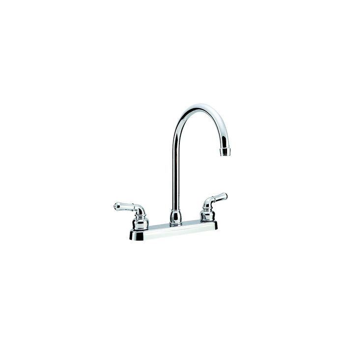 Dura Faucet DF-PK330HC-CP J-Spout Kitchen Faucet, Chrome